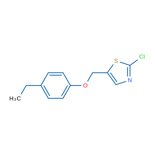 2-Chloro-5-[(4-ethylphenoxy)methyl]-1,3-thiazole 1g