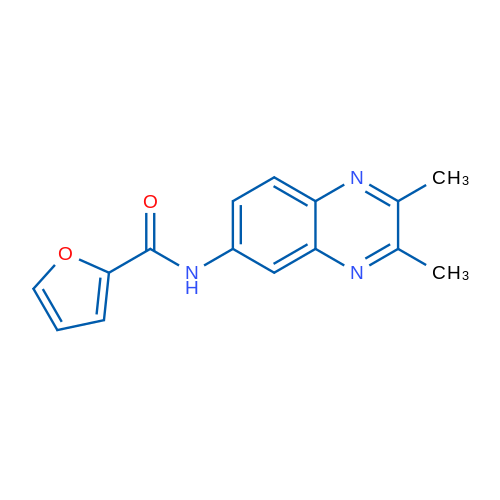 N-(2,3-Dimethylquinoxalin-6-yl)furan-2-carboxamide 1g