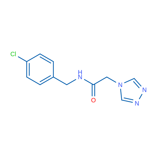 N-[(4-Chlorophenyl)methyl]-2-(4H-1,2,4-triazol-4-yl)acetamide 1g