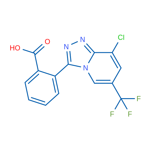 2-[8-Chloro-6-(trifluoromethyl)-[1,2,4]triazolo[4,3-a]pyridin-3-yl]benzoic acid 1g