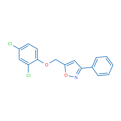 5-[(2,4-Dichlorophenoxy)methyl]-3-phenyl-1,2-oxazole 1g