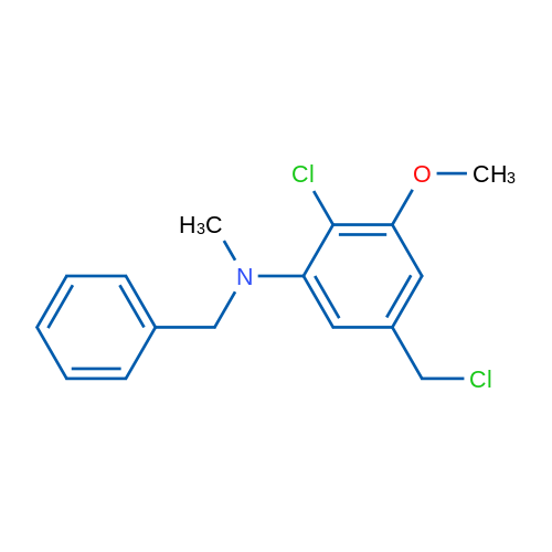 N-Benzyl-2-chloro-5-(chloromethyl)-3-methoxy-N-methylaniline 1g