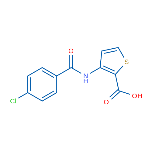3-(4-Chlorobenzamido)thiophene-2-carboxylic acid 1g