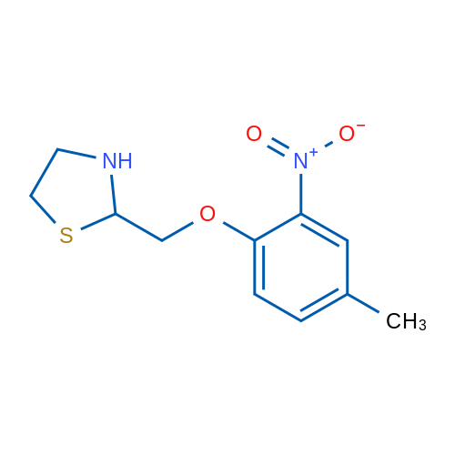 2-[(4-Methyl-2-nitrophenoxy)methyl]-1,3-thiazolidine 1g