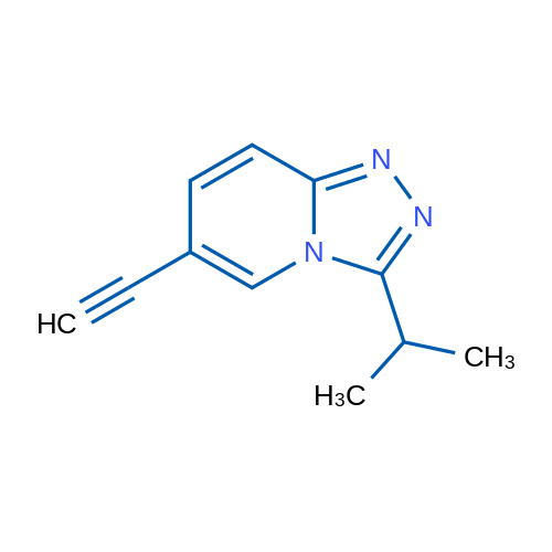 6-Ethynyl-3-isopropyl-[1,2,4]triazolo[4,3-a]pyridine 1g
