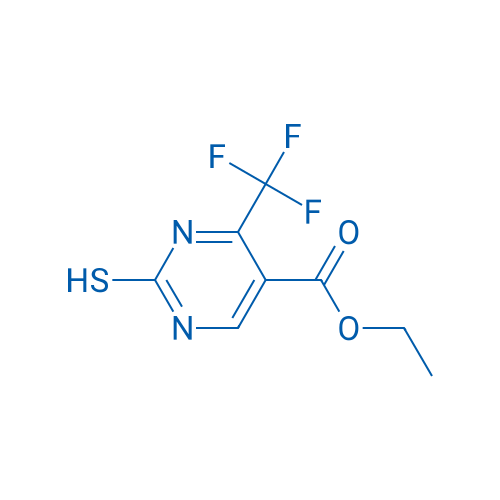 Ethyl 2-sulfanyl-4-(trifluoromethyl)pyrimidine-5-carboxylate 100mg