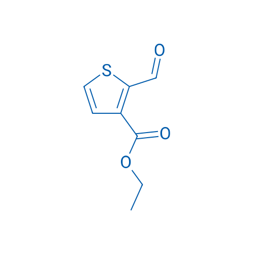 Ethyl 2-formylthiophene-3-carboxylate 250mg