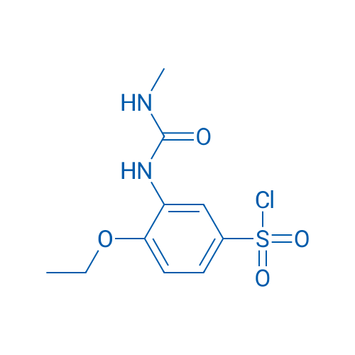 4-Ethoxy-3-(3-methylureido)benzene-1-sulfonyl chloride 1g