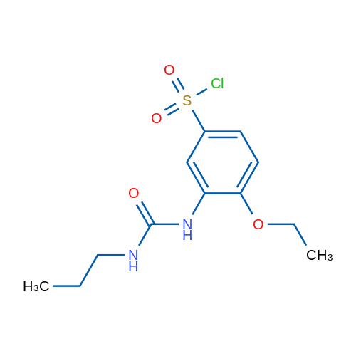 4-Ethoxy-3-(3-propylureido)benzene-1-sulfonyl chloride 1g