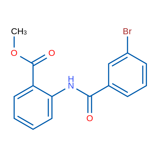 Methyl 2-(3-bromobenzamido)benzoate 1g