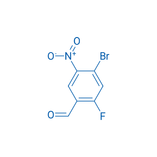 4-Bromo-2-fluoro-5-nitrobenzaldehyde 250mg