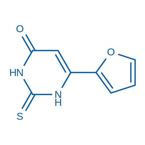 6-(Furan-2-yl)-2-thioxo-2,3-dihydropyrimidin-4(1H)-one 1g
