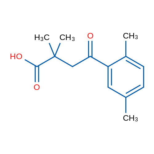2,2-Dimethyl-4-(2,5-dimethylphenyl)-4-oxobutyric acid 1g