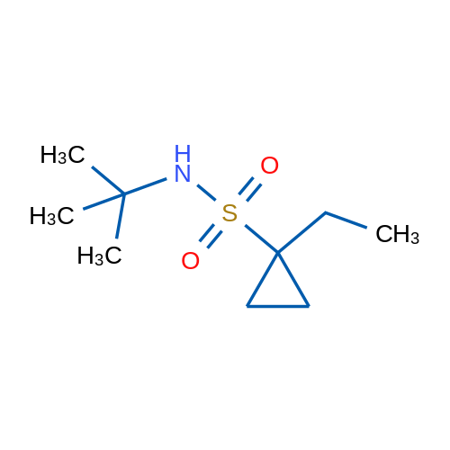 N-(tert-Butyl)-1-ethylcyclopropane-1-sulfonamide 1g