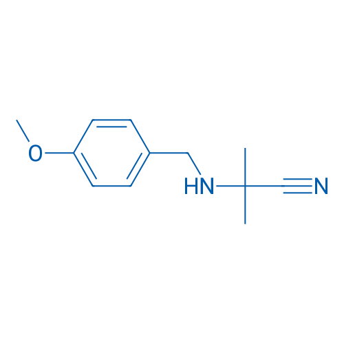2-((4-Methoxybenzyl)amino)-2-methylpropanenitrile 1g
