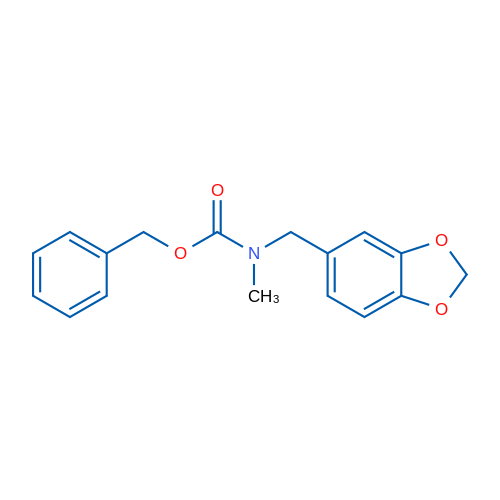 Benzyl (benzo[d][1,3]dioxol-5-ylmethyl)(methyl)carbamate 1g
