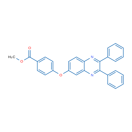 Methyl 4-[(2,3-diphenylquinoxalin-6-yl)oxy]benzoate 1g