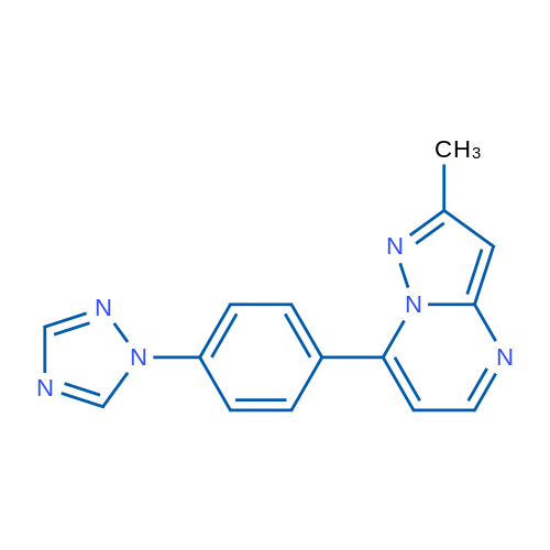 1-(4-{2-methylpyrazolo[1,5-a]pyrimidin-7-yl}phenyl)-1H-1,2,4-triazole 25mg