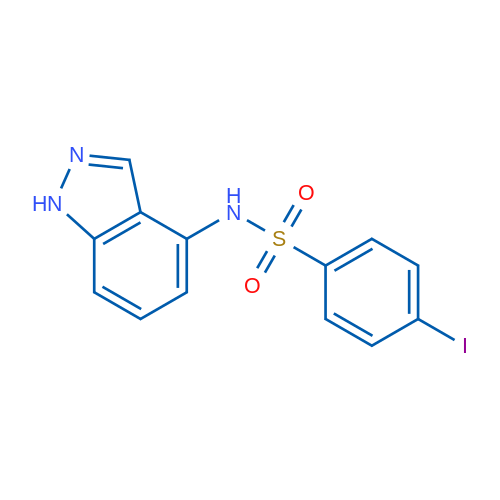 N-(1H-Indazol-4-yl)-4-iodobenzene-1-sulfonamide 1g