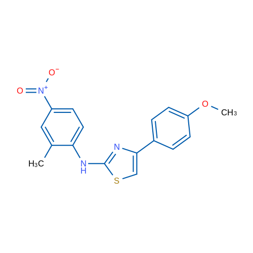 4-(4-Methoxyphenyl)-N-(2-methyl-4-nitrophenyl)-1,3-thiazol-2-amine 1g