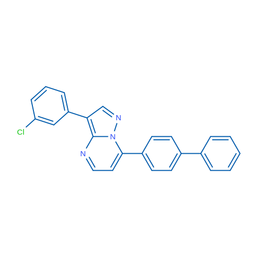 7-{[1,1'-biphenyl]-4-yl}-3-(3-chlorophenyl)pyrazolo[1,5-a]pyrimidine 1g
