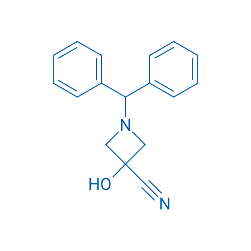 1-Benzhydryl-3-hydroxyazetidine-3-carbonitrile 100mg