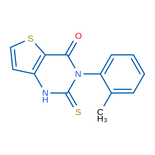 3-(2-Methylphenyl)-2-sulfanylidene-1H,2H,3H,4H-thieno[3,2-d]pyrimidin-4-one 1g