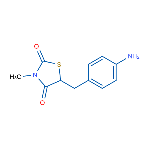 5-[(4-Aminophenyl)methyl]-3-methyl-1,3-thiazolidine-2,4-dione 10mg
