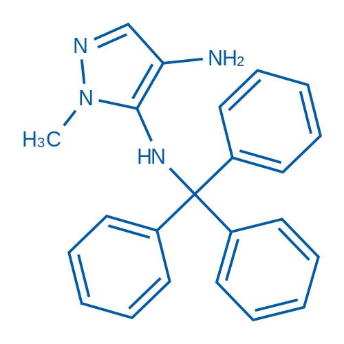 1-Methyl-n5-trityl-1h-pyrazole-4,5-diamine 1g