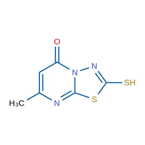 7-Methyl-2-sulfanyl-5H-[1,3,4]thiadiazolo[3,2-a]pyrimidin-5-one 1g