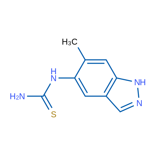 (6-Methyl-1H-indazol-5-yl)thiourea 1g
