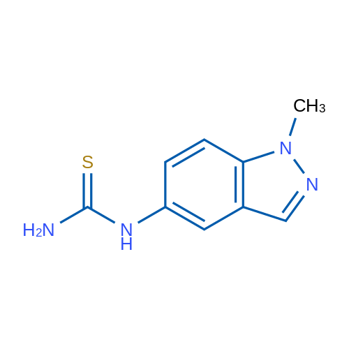 (1-Methyl-1H-indazol-5-yl)thiourea 1g