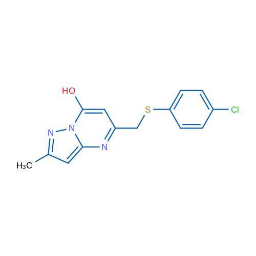 5-{[(4-chlorophenyl)sulfanyl]methyl}-2-methylpyrazolo[1,5-a]pyrimidin-7-ol 1g