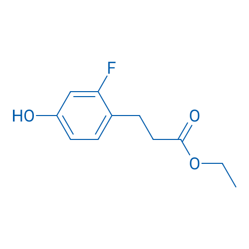 Ethyl 3-(2-fluoro-4-hydroxyphenyl)propanoate 250mg