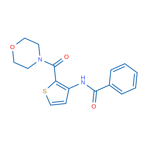 N-[2-(Morpholine-4-carbonyl)thiophen-3-yl]benzamide 1g