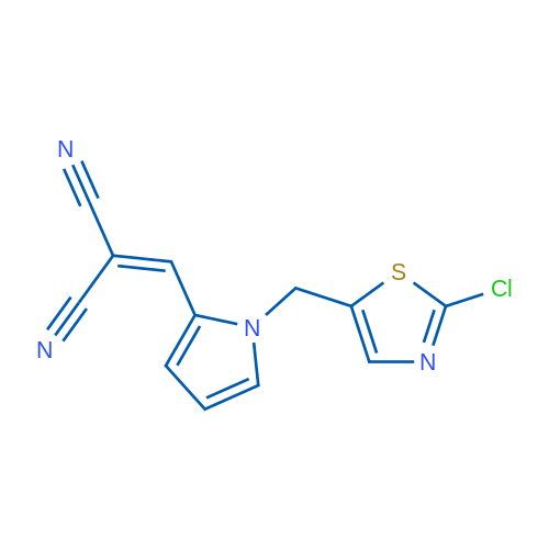 2-({1-[(2-chloro-1,3-thiazol-5-yl)methyl]-1H-pyrrol-2-yl}methylidene)propanedinitrile 1g