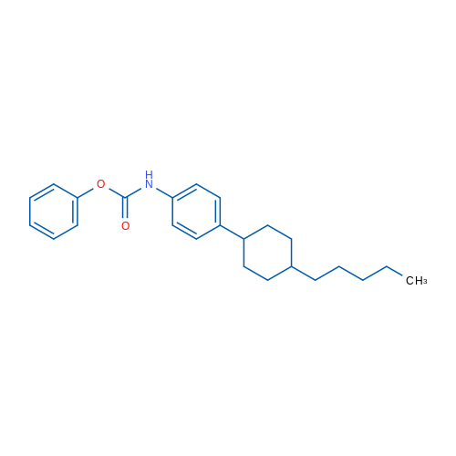 Phenyl N-[4-(4-pentylcyclohexyl)phenyl]carbamate 1g