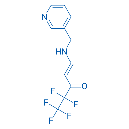(1E)-4,4,5,5,5-Pentafluoro-1-{[(pyridin-3-yl)methyl]amino}pent-1-en-3-one 50mg