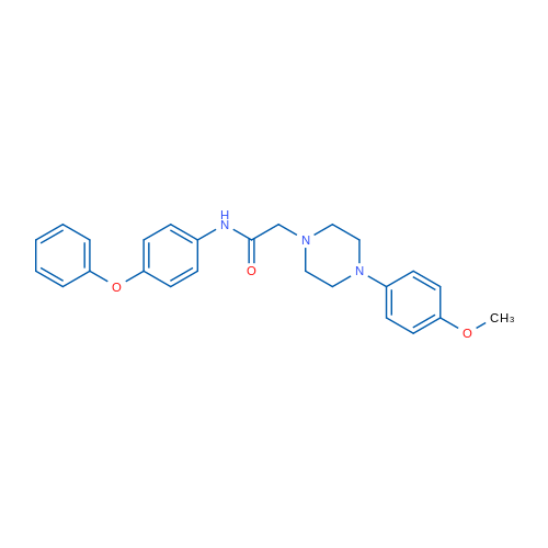 2-[4-(4-Methoxyphenyl)piperazin-1-yl]-N-(4-phenoxyphenyl)acetamide 1g