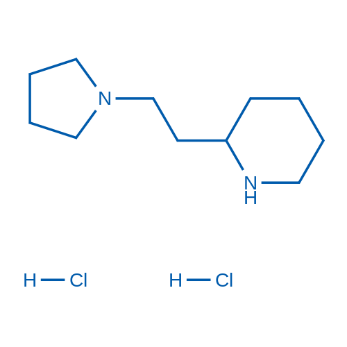 2-(2-(Pyrrolidin-1-yl)ethyl)piperidine dihydrochloride 5g