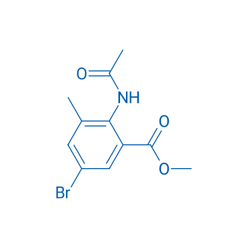 Benzoic acid, 2-(acetylamino)-5-bromo-3-methyl-, methyl ester 1g