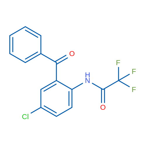 N-(2-Benzoyl-4-chlorophenyl)-2,2,2-trifluoroacetamide 1g