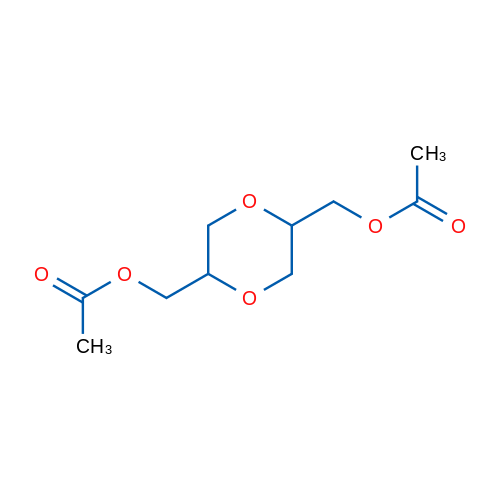 {5-[(acetyloxy)methyl]-1,4-dioxan-2-yl}methyl acetate 1g