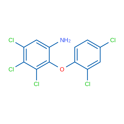 3,4,5-Trichloro-2-(2,4-dichlorophenoxy)aniline 1g