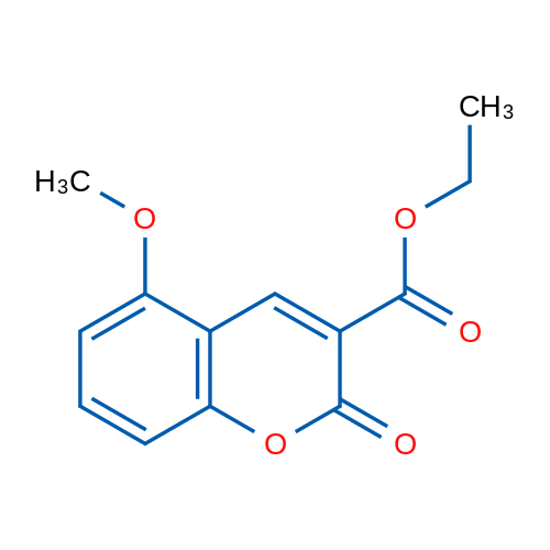 Ethyl 5-methoxy-2-oxo-2H-chromene-3-carboxylate 1g