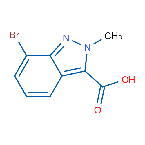 7-Bromo-2-methyl-2H-indazole-3-carboxylic acid 1g