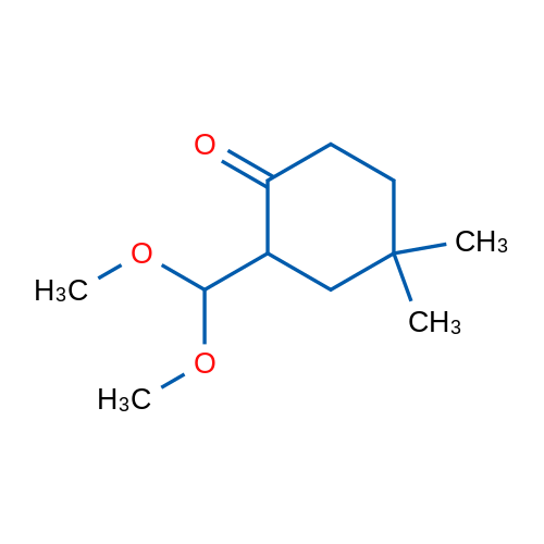 2-(Dimethoxymethyl)-4,4-dimethylcyclohexan-1-one 1g
