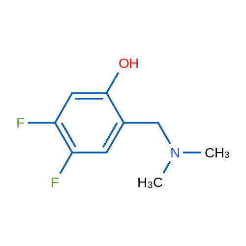 2-((Dimethylamino)methyl)-4,5-difluorophenol 1g