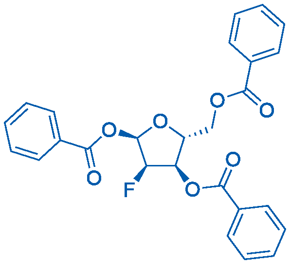 [(2R,3R,4R,5R)-3,5-bis(benzoyloxy)-4-fluorooxolan-2-yl]methyl benzoate 1g