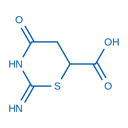2-Imino-4-oxo-1,3-thiazinane-6-carboxylic acid 5g